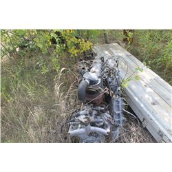 4 CYLINDER DIESEL ENGINE C/W FRONT MOUNT COMPRESSOR