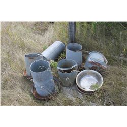 FEEDERS, METAL WATER BOWLS
