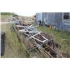 Image 1 : APPROX. 20' TRAILER C/W LARGE QUANTITY OF GOOD STEEL (2 TIRES ARE FLAT)