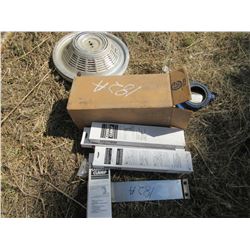 HUB CAPS, EXHAUST CLAMPS & BLUE VALVE