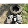 Image 1 : 2 GAS MOTORS & 25 X 10 -12 ATV TIRE