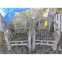 2 WILLOW CHAIRS