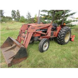 INTERNATIONAL CASE 385 DIESEL TRACTOR C/W CASE 2200 LOADER