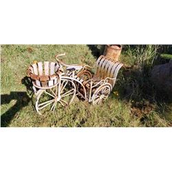 METAL BICYCLE PLANTER