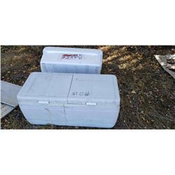 COLEMAN 150 COOLER & STYROFOAM COOLER