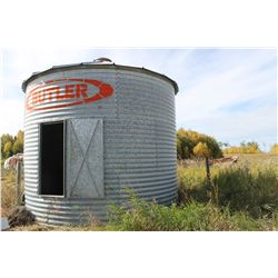 BUTLER 3 RING BIN WITH WOOD FLOOR