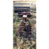 Image 1 : LOWES HYDRAULIC DRIVE BOBCAT AUGER C/W 2 BITS (APPROX 10" & 12")