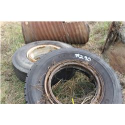 11 X 22.5 TIRES, CULVERT