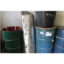 BARRELS, INSULATION, FLUORESCENT LIGHT