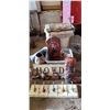 Image 1 : GOOD QUALITY COWBOY THEMED DECORATIONS, WICKER HAMPER