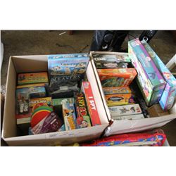 4 BOXES OF KIDS TOYS & GAMES
