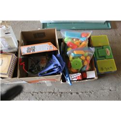 5 BOXES OF KIDS GAMES & TOYS
