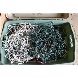 TUB OF CHRISTMAS LIGHTS, CHRISTMAS BAKING PANS