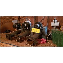 HIGH EFFICIENCY HEATERS & MISC ON COUNTER IN COMPRESSOR ROOM