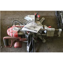 SLIDING COMPOUND MITRE SAW & MANUAL