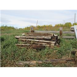 PILE OF RAILROAD TIES