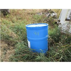 BLUE POLY BARREL C/W 12% EXTRA STRENGHT VINEGAR), TRUCK BOX, TIN