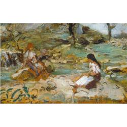 Bruck Lajos (1846-1910) - Patak partján