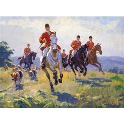 Visky János (1891-1961) - Rókavadászat