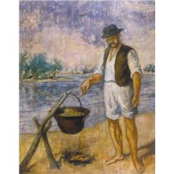 Szonyi István (1894-1960) - Bográcsolás