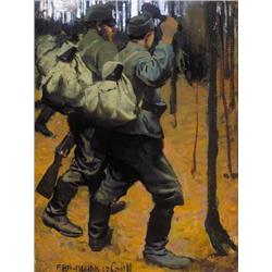 Aba-Novák Vilmos (1894-1941) - Katonák 