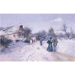 Neogrády Antal (1861-1942) - Téli séta