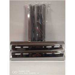 LOT OF 3 METAL DUNNAGE SLIDE RACKS 17.5" X 6"