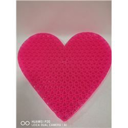 PINK HEART SHAPED GEL SEAT CUSHION