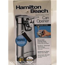 HAMILTON BEACH REMOVABLE HEAD CAN OPENER