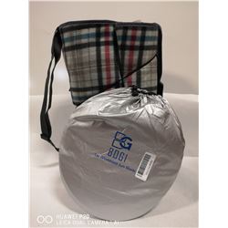 XL OUTDOOR BLANKET (FOLDS INTO TOTE) AND BOGI