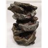 Image 1 : DECORATIVE ROCK FOUNTAIN APPROX. 11" TALL