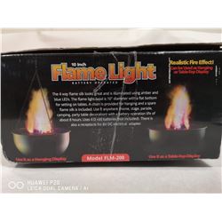 10 INCH BATTERY OPERATED FLAME LIGHT