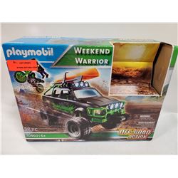 PLAYMOBIL WEEKEND WARRIOR OPEN BOX AS IS