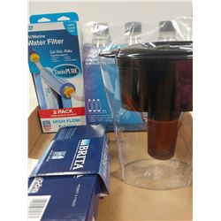 WATER FILTER & CARBONATING BOTTLES 3X1L