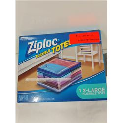 FLEXIBLE 10 GALLON ZIPLOC TOTE