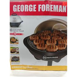 GEORGE FOREMAN INDOOR.OUTDOOR 15 SERVING GRILL