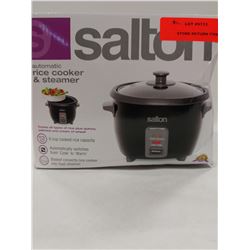 SALTON AUTOMATIC RICE COOKER & STEAMER