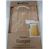 Image 2 : WHITMOR BAMBOO HAMPER 12.25 X 16.25 X 23.38 IN