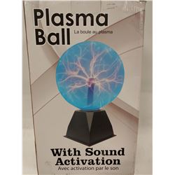PLASMA BALL WITH SOUND ACTIVATION
