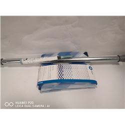 STAINLESS STEEL SHOWER CURTAIN TENSION ROD/W