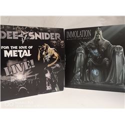 LOT OF 2 ALBUMS. DEE SNIDER FOR THE LOVE OF