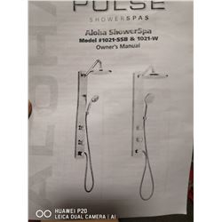 PULSE ALOHA SHOWER SPA. MODEL# 1021-SSB