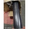 Image 1 : 4 ROLLS VIVID FILM BLACK 3D CAR WRAP. EACH ROLL