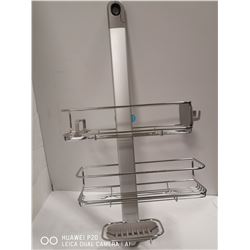SIMPLE HUMAN STAINLESS SHOWER CADDY.