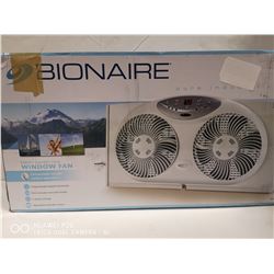 BIONAIRE REMOTE CONTROL TWIN WINDOW FAN