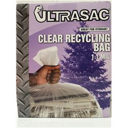 ULTRASAC CLEAR RECYCLING BAGS