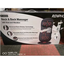 RENPHO NECK AND BACK MASSAGER WITH HEAT AND