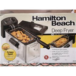 HAMILTON BEACH 12 CUP OIL CAPACITY DEEP FRYER