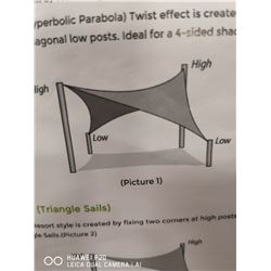 ASTER OUTDOOR SHADE SAIL.