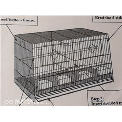 PREVUE HENDRYX DIVIDED FLIGHT CAGE. MO:F063
